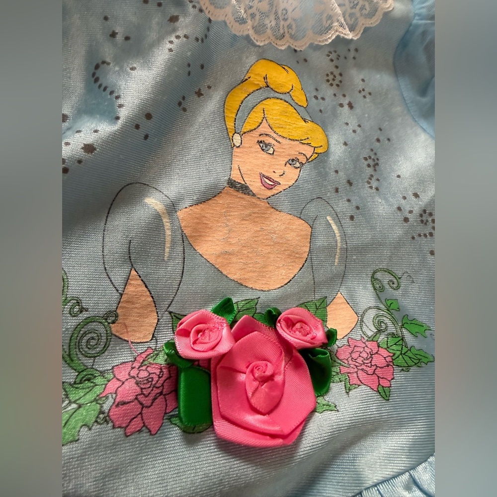Cinderella Child Costume  Dress Up Vintage Disney Store 90s 4T Read Description - Picture 2 of 6